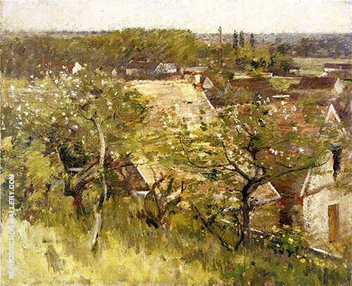 In The Orchard 2 1889 by Theodore Robinson | Oil Painting Reproduction