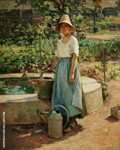 Josephine in The Garden 1890 By Theodore Robinson