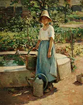 Josephine in The Garden 1890 By Theodore Robinson