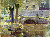 The Bridge at Giverny 1891 By Theodore Robinson