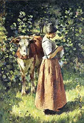 The Cowherd 1888 By Theodore Robinson