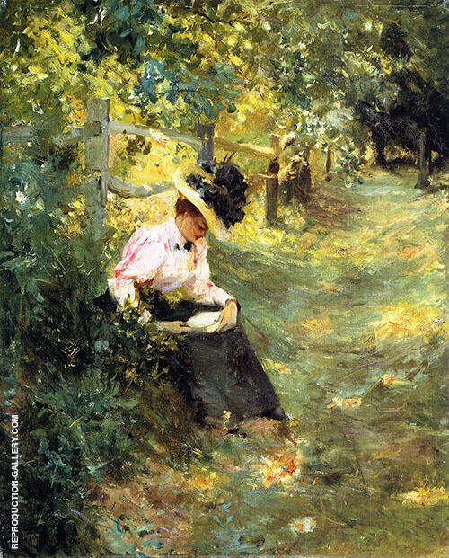 The Lane by Theodore Robinson | Oil Painting Reproduction