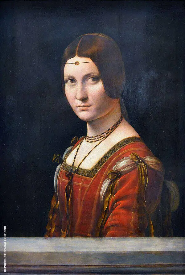 Lady from The Court of Milan 1490 By Leonardo da Vinci
