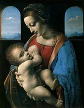 Madonna Litta 1490 By Leonardo da Vinci