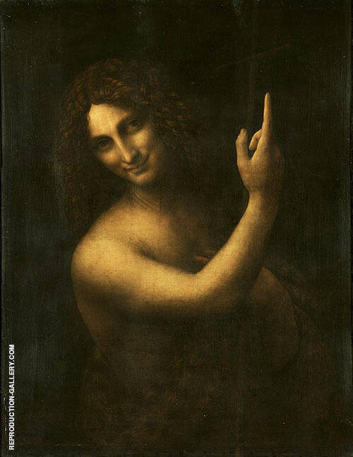 Saint John The Baptist by Leonardo da Vinci | Oil Painting Reproduction
