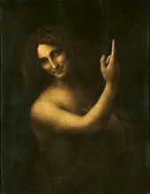 Saint John The Baptist By Leonardo da Vinci
