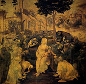 The Adoration of The Magi 1481 By Leonardo da Vinci