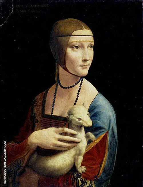 Lady with an Ermine 1490 By Leonardo da Vinci