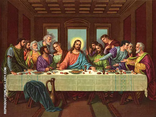 The Last Supper 1498 By Leonardo da Vinci
