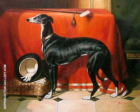 A Favorite Greyhound of Prince Albert 1841 | Oil Painting Reproduction
