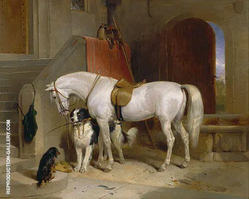 Favourites The Property of H.R.H.Prince George of Cambridge 1834 By Edwin Henry Landseer