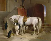 Favourites The Property of H.R.H.Prince George of Cambridge 1834 By Edwin Henry Landseer