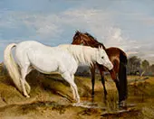 Portrait of an Arab Mare with Her Foal 1825 By Edwin Henry Landseer