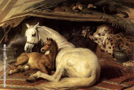 The Arab Tent 1866 By Edwin Henry Landseer
