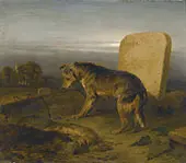 The Shepherds Grave By Edwin Henry Landseer