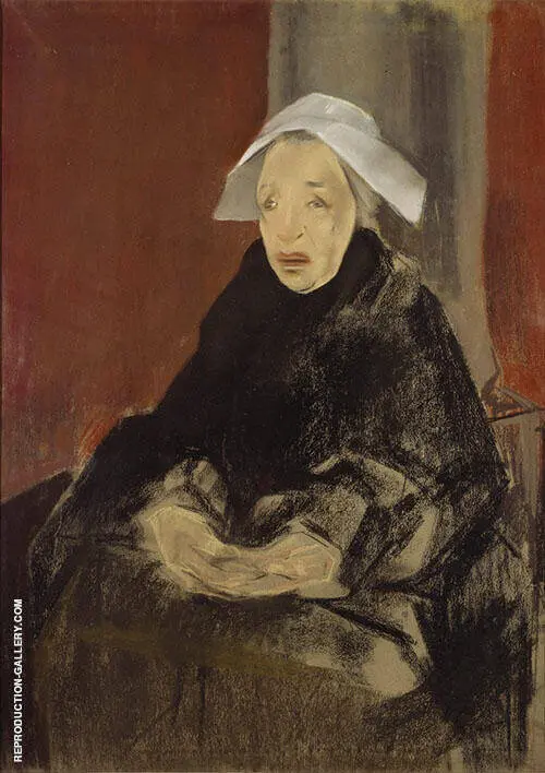 Woman from Brittany 1928 By Maria Blanchard
