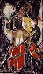 Women with a Fan By Maria Blanchard