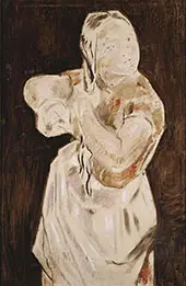 Young Woman Combing her Hair 1925 By Maria Blanchard