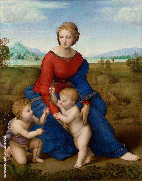 Madonna of Meadow 1505 by Raphael | Oil Painting Reproduction