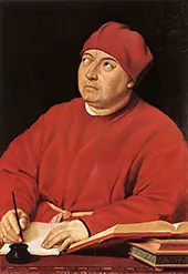 Portrait of Tammaso Inghirami 1516 By Raphael