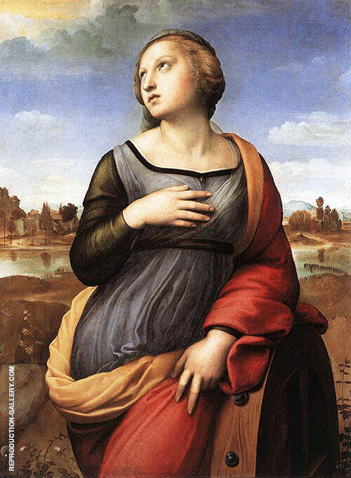 Saint Catherine of Alexandria 1507 by Raphael | Oil Painting Reproduction