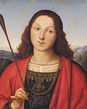 St Sebastian 1501 By Raphael