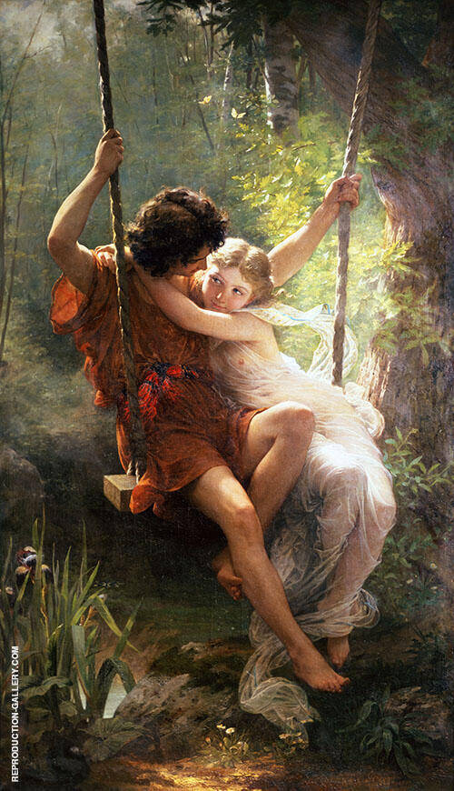 Springtime 1873 by Pierre Auguste COT | Oil Painting Reproduction