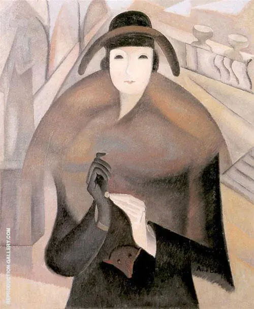 A Chilly Morning in Luxembourg 1921 By Alice Bailly