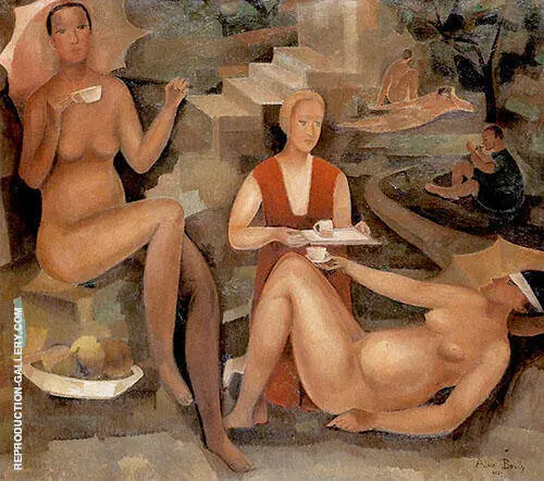 Afternoon Tea 1927 By Alice Bailly