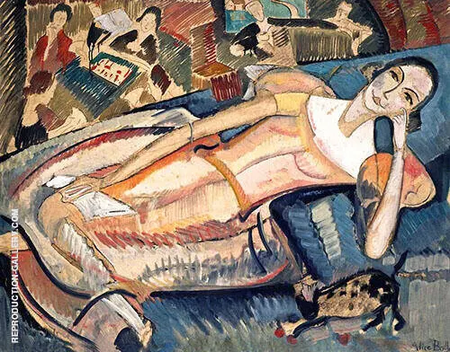 At Leisure 1922 By Alice Bailly