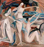Bathers with Birds 1920 By Alice Bailly
