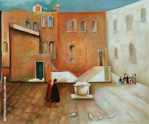 Courtyard Interlor By Alice Bailly