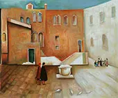 Courtyard Interlor By Alice Bailly