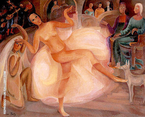 Dancer at The Palais 1928 by Alice Bailly | Oil Painting Reproduction