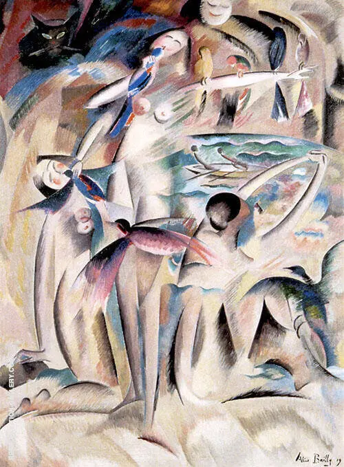 Happy Omen 1919 By Alice Bailly