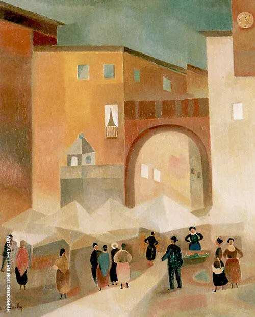 Italian Lanscape 1926 By Alice Bailly
