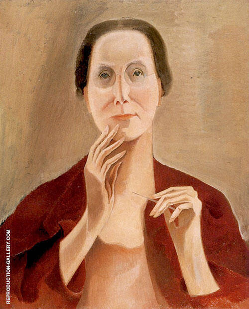 My Portrait 1929 by Alice Bailly | Oil Painting Reproduction