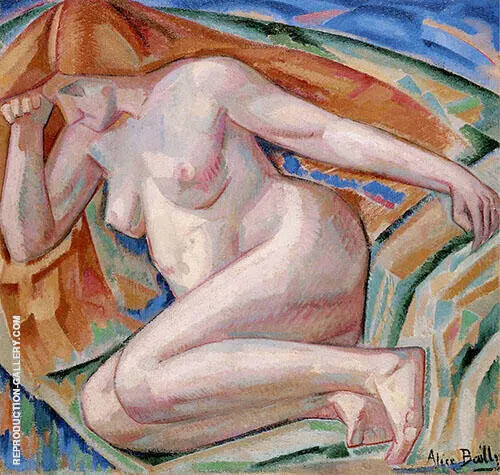 Nude with Red Hair 1912 By Alice Bailly
