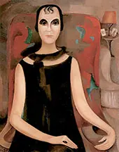 Portrait of Mlle Madeleine de Cerenville 1927 By Alice Bailly