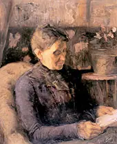 Portrait of My Mother 1900 By Alice Bailly