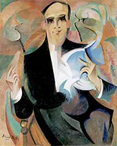 Reading in The Garden 1915 By Alice Bailly