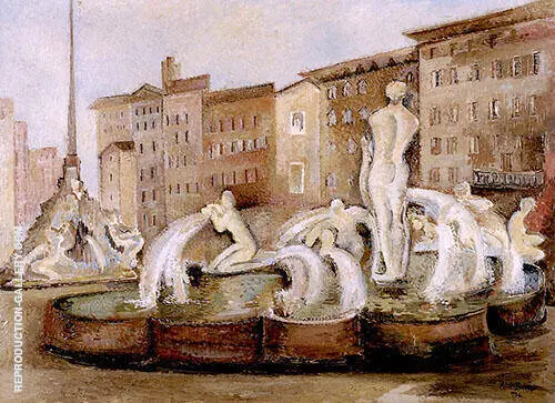 Rome Fountain No3 1934 By Alice Bailly