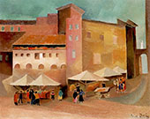 Small Italian Market 1928 By Alice Bailly