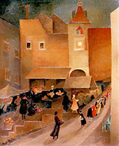 Small Market in Venice 1929 By Alice Bailly