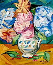 Still Life Bouquet of Hydrangeas 1911 By Alice Bailly