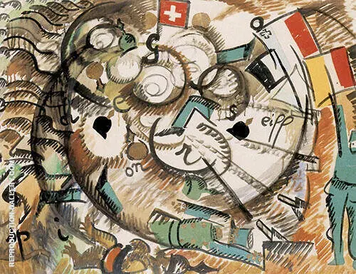 The Battle of Tolochenaz 1916 By Alice Bailly