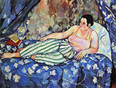 The Blue Room 1923 By Suzanne Valadon