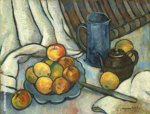 Pommes Pichet Et Theiere 1919 By Suzanne Valadon