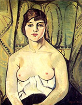 Portrait of a Woman 1917 By Suzanne Valadon