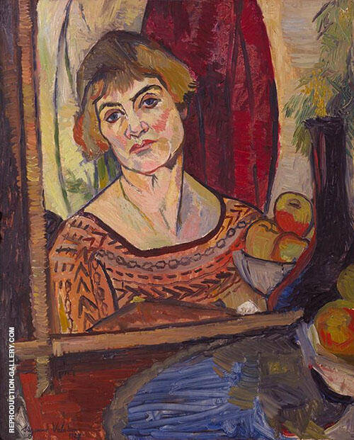 Self Portrait 1927 by Suzanne Valadon | Oil Painting Reproduction